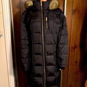 Michael Kors Jacket with faux trim hood. Size XL